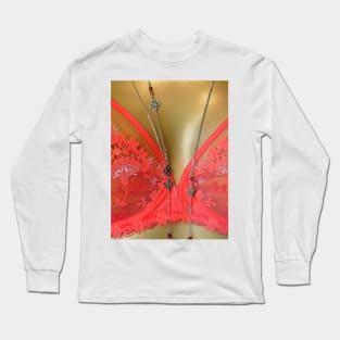 Cleavage, a little extra! Long Sleeve T-Shirt